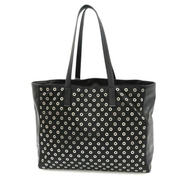 Prada nylon leather punching tote - Picture 2 of 9